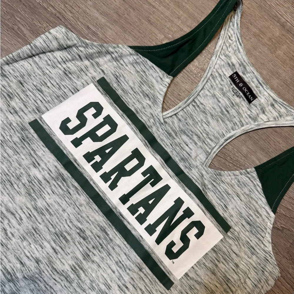 •5TH & OCEAN• SPARTANS TANK TOP - Picture 3 of 5